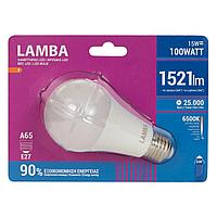 Bec LED Lamba, A65, 15W, 1521 Lumeni, Soclu E27, Temperatura Culoare 6500K, Alb