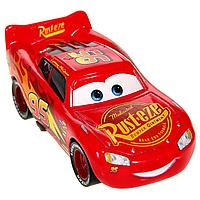 Set Mașini Jucărie Mattel Cars, Lightning McQueen, Dinoco Cruz Ramirez, Jackson Storm, Multicolor, Scară 1:15,