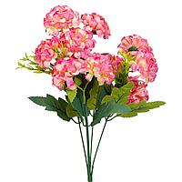 Buchet Flori Artificiale, Hortensii, Roz, 37 cm