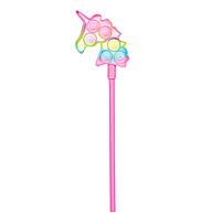 Creion 3D, Unicorn, Pop It, Multicolor, Pericol Asfixiere Copii Sub 3 Ani