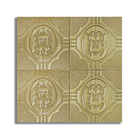 Tapet 3D Autoadeziv, design modern, rezistent la umezeala, usor de curatat, 70x70cm, Naimeed D4748, Auriu