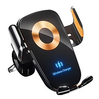 Suport auto cu încărcare wireless rapidă și iluminare LED