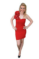 Rochie de seara scurta, eleganta, material care ia forma corpului (Marime: 36,