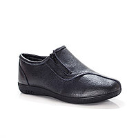 Pantof sport din piele neagra, talpa flexibila, inchidere cu fermoar (Marime: