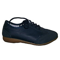 Adidas modern, talpa joasa si siret, combinatie cu velur, bleumarin (Culoare: