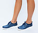 Pantof trendy cu siret si talpa usoara, din piele naturala bleumarin (Culoare: - foto 3 - id-p104798776