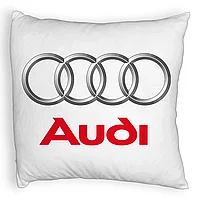 Perna Decorativa Fluffy , Audi, 45×45 cm, Cu fermoar