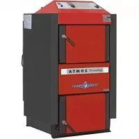 Centrala pe lemne cu gazeificare ATMOS DC20GS - 20 kW, cameră de ardere căptuşită cu ceramică