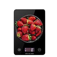 Cântar electronic de bucătărie cu ecran LCD din sticlă până la 5 kg