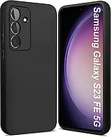 Husa telefon pentru Samsung Galaxy S23 5G, neagra, silicon TPU moale, rezistent la soc