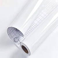 Folie autoadeziva, alba, culoare Glittery White, 40x300 cm