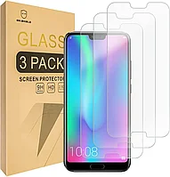Folii de ecran compatibil cu HUAWEI Honor 10 duritate 9H, transparent set de 3
