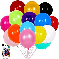 Baloane colorate din LATEX NATURAL Pur 10 Culori 25-27 cm set 200 bucati