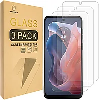 Folie de ecran compatibil cu Motorola Moto G Play 2024 Pachet de 3 buc, duritate 9H, HD transparenta
