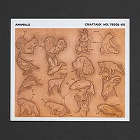 Sablon pielarie "Animale" - Tandy Leather
