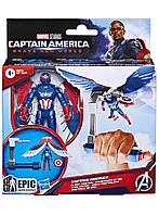 Marvel Captain America Brave New World Captain America Flight Control 10 Cm (g0075)