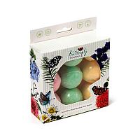 Set 9 Bombe de baie mini, Butterfly Meadows, Ulei de migdale, Saruri de baie, Floral, 9 x 40 g