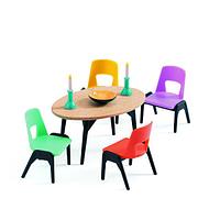 Mobila pentru casute papusi Djeco Dining