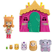 Set de joaca EnchanTimals, Secret Besties, Griselda Giraffe cu cortul