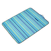 Patura Picnic Bleu cu Dungi 150x150 cm