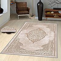 Covor de living / dormitor Persian antiderapant, Lavabil, Bej, 120x180 cm