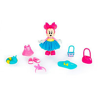 Papusa Minnie cu accesorii - Fluffy Famingo