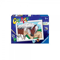 Pictura pe numere Ravensburger - Calut si manz