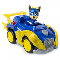 Set figurina Chase si masina de politie cu lumini si sunete Patrula Catelusilor