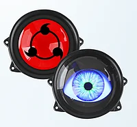 1x Lumina dinamica Devil Eyes cu Display LED de 3 inch, 5 Moduri, control WiFi, Compatibile cu diverse modele