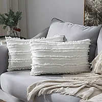 Fete de perini decorative 30x50 cm 2buc ALB