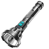 Lanterna tactica Led cu incarcare USB P700, 1000 Lumeni, 250 m raza de actiune, 3 moduri, rezistenta la apa
