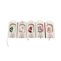 Set Martisoare Traditionale cu Pandant Cauciucat, Personaje Animate, Multicolor, 5 buc