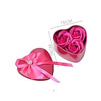 Cutie cu Trandafiri din Sapun, 7.5 x 7.5 cm, Roz