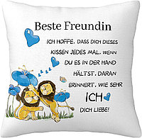 Fata de perina Lei 40x40 cm Beste Freundin