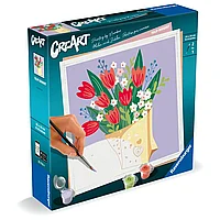 CREART PICTURA PE NUMERE PENTRU ADULTI BUCHET DE LALELE - RAVENSBURGER (RVSPBN25518)
