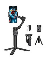 Gimbal L9 Lite Stabilizator, Portabil Pliabil cu 3 Axe cu Obiective Ultra Larg cu Urmarire AI, Negru