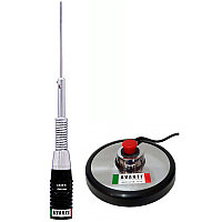 Antena CB Avanti Hermes Precalibrata, cu Baza Magnetica Avanti Crome