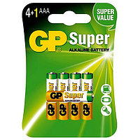 Set 4+1 Baterii GP Alcaline LR03 / AAA, Super Alkaline