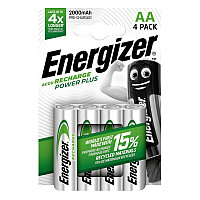 Set 4 baterii reincarcabile Energizer Power Plus, Ni-MH AA/R6, 2000mAh, acumulatori