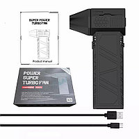 Suflanta Aer Comprimat Portabila X3, Profesionala, Turbo Jet Fan, 130000RPM, 52M/s, baterie 3000 mAh, 3 Trepte Putere, motor fara perii, pentru auto, curatare filtre, frizerie, PC, gratar, indepartare frunze, praf, apa