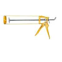 Pistol pentru tub silicon HYVESTO®, din metal, galben