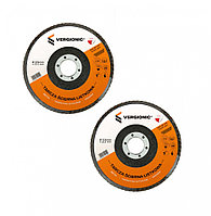 Set 2 panze, disc de slefuit lamelar, Drept, metal, plastic si lemn, 125 mm, granulatie P40