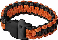 Bratara model Elevate Elliott Survival din snur tip Paracord, cu fluier, multicolor