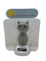 Figurine Solare Amuzante Pisici si Bufnita cu Miscare Automata