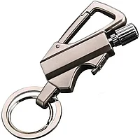 Bricheta metalica permanenta, cu breloc, echipament de supravietuire in caz de urgenta cu betisor de chibrit