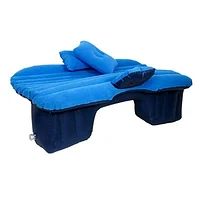Saltea auto gonflabila Travel Bed, 138 x 85 x 45 cm Albastra
