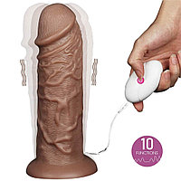 Acest vibrator de înaltă calitate, realist, de mărime king, de la LoveToy Legendary Dildo Series, are un tij