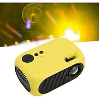 Mini proiector, portabil, HD, conectivitate HDMI, USB, control de la distanta cu telecomanda, sunet surround
