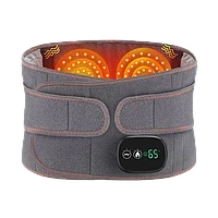 Centura electrica pentru abdomen, functie de incalzire, cu 3 niveluri temperatura, masaj cu vibratii,