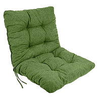 Perna Scaun cu Spatar pentru Spatii Exterioare Verde 100x50 cm